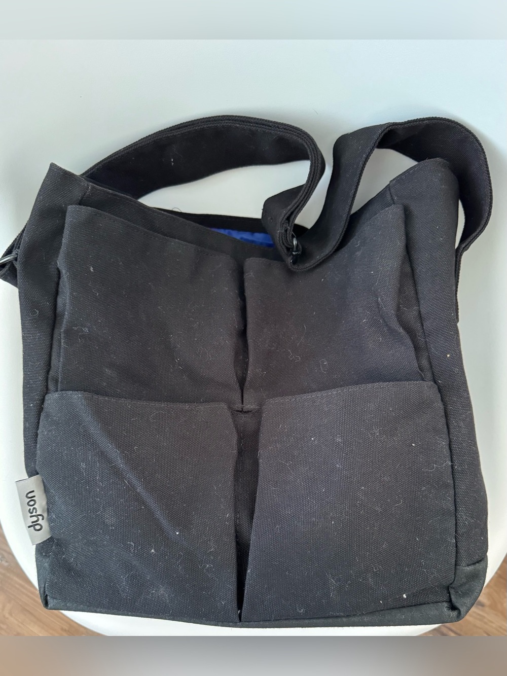 Dyson Toll Storage Bag Black Purple Lining